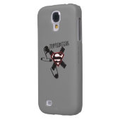 Coque Case-Mate Pour Samsung Galaxy Poupées de sécurité noire Supergirl (Dos gauche)