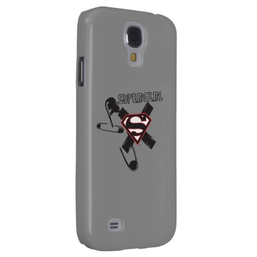 Coque Case-Mate Pour Samsung Galaxy Poupées de sécurité noire Supergirl (Dos/Droit)