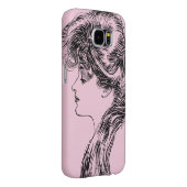 Coque Case-Mate Pour Samsung Galaxy Profil d'une fille de Gibson, 1903 (Dos/Droit)
