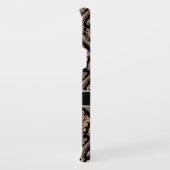 Coque Case-Mate Pour Samsung Galaxy Rose Gold Parties scintillant Blush Damask Diamond (Dos/Droite)