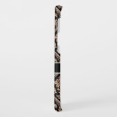 Coque Case-Mate Pour Samsung Galaxy Rose Gold Parties scintillant Blush Damask Diamond (Dos/Gauche)