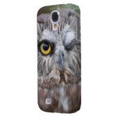 Coque Case-Mate Pour Samsung Galaxy Scie-affûtez le hibou (Dos gauche)