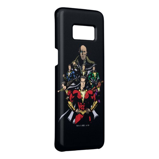 Coque Case-Mate Pour Samsung Galaxy SHAZAM ! | Shazam Family Vs. Dr Sivana (Dos/Droite)