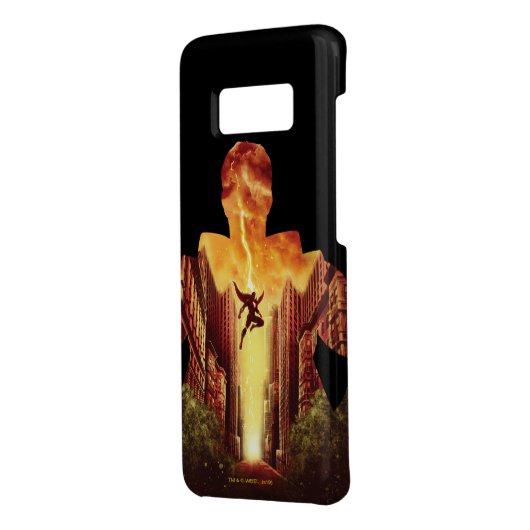 Coque Case-Mate Pour Samsung Galaxy SHAZAM ! | Shazam Sunset Silhouette (Dos/Gauche)