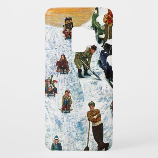Coque Case-Mate Pour Samsung Galaxy Sledding et creuser (Dos)