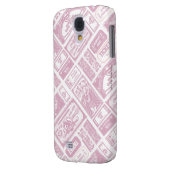 Coque Case-Mate Pour Samsung Galaxy Supergirl Admettre Un Motif Rose (Dos gauche)