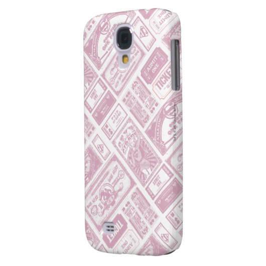 Coque Case-Mate Pour Samsung Galaxy Supergirl Admettre Un Motif Rose (Dos gauche)