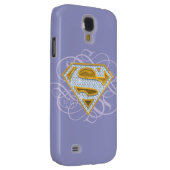 Coque Case-Mate Pour Samsung Galaxy Supergirl Bijoux bleu 2 (Dos/Droit)