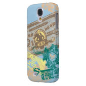 Coque Case-Mate Pour Samsung Galaxy Supergirl Box Siège Bleu (Dos gauche)