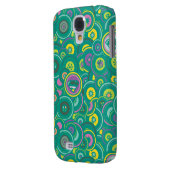 Coque Case-Mate Pour Samsung Galaxy Supergirl Circle Motif vert (Dos gauche)