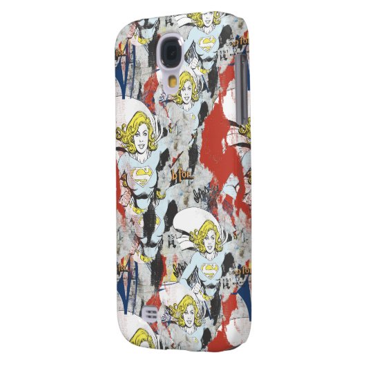 Coque Case-Mate Pour Samsung Galaxy Supergirl Comic Capteurs Motif 5 (Dos gauche)
