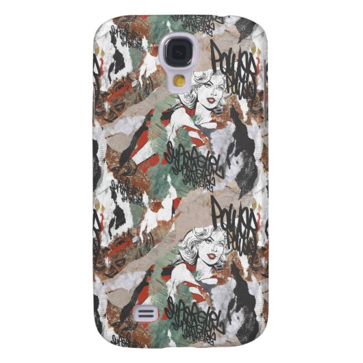 Coque Case-Mate Pour Samsung Galaxy Supergirl Comic Capteurs Motif 6 (Dos)