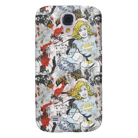 Coque Case-Mate Pour Samsung Galaxy Supergirl Comic Capteurs Motif 9 (Dos)