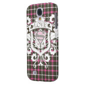 Coque Case-Mate Pour Samsung Galaxy Supergirl Love Crest (Dos gauche)