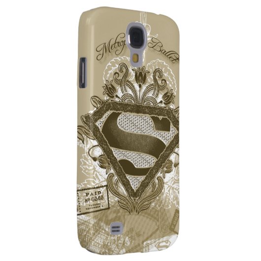 Coque Case-Mate Pour Samsung Galaxy Supergirl Metropolis Ballet Brown (Dos/Droit)