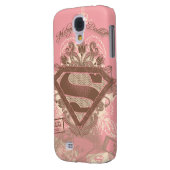 Coque Case-Mate Pour Samsung Galaxy Supergirl Metropolis Ballet rose (Dos gauche)
