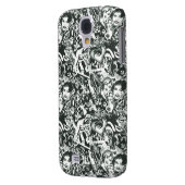 Coque Case-Mate Pour Samsung Galaxy Supergirl noir et blanc collage (Dos gauche)