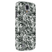 Coque Case-Mate Pour Samsung Galaxy Supergirl noir et blanc collage (Dos/Droit)