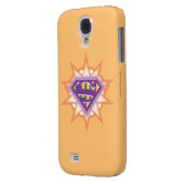 Coque Case-Mate Pour Samsung Galaxy Supergirl Orange Starburst (Dos gauche)