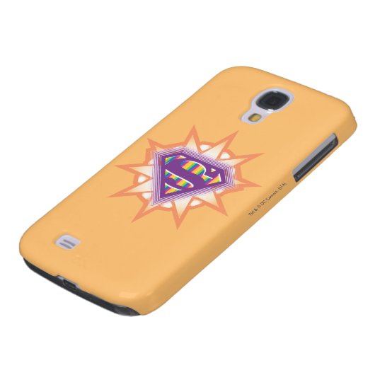 Coque Case-Mate Pour Samsung Galaxy Supergirl Orange Starburst (Bas)