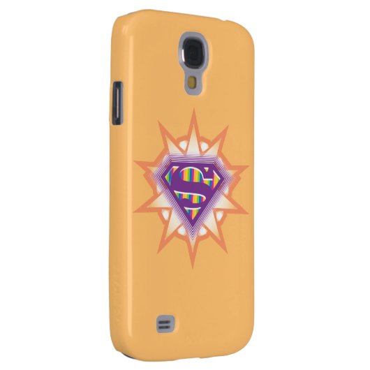 Coque Case-Mate Pour Samsung Galaxy Supergirl Orange Starburst (Dos/Droit)