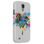 Coque Case-Mate Pour Samsung Galaxy Supergirl Paint and Spills (Dos/Droit)