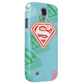 Coque Case-Mate Pour Samsung Galaxy Supergirl Pastel Repeat Pattern (Dos/Droit)