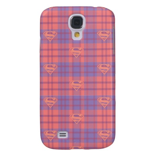 Coque Case-Mate Pour Samsung Galaxy Supergirl Pink and Purple Pattern (Dos)