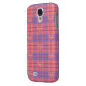Coque Case-Mate Pour Samsung Galaxy Supergirl Pink and Purple Pattern (Dos gauche)