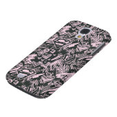 Coque Case-Mate Pour Samsung Galaxy Supergirl Pink et Black Scribbles (Bas)