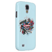Coque Case-Mate Pour Samsung Galaxy Supergirl sauve le monde (Dos/Droit)