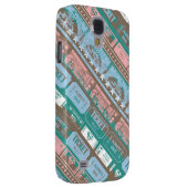 Coque Case-Mate Pour Samsung Galaxy Supergirl Ticket Motif Bleu (Dos/Droit)