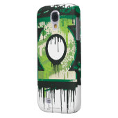 Coque Case-Mate Pour Samsung Galaxy Symbole de graffiti à lanterne verte (Dos gauche)