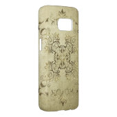 Coque Case-Mate Pour Samsung Galaxy Texture baroque de grunge de style (Dos/Droit)