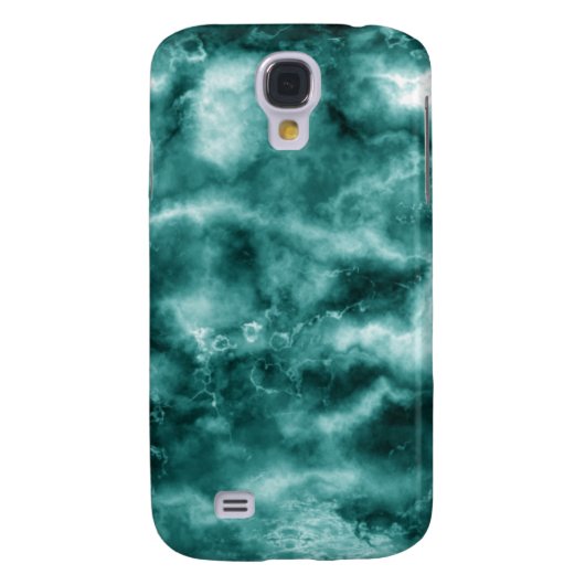 Coque Case-Mate Pour Samsung Galaxy Texture de marbre vert foncé (Dos)