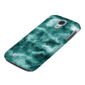 Coque Case-Mate Pour Samsung Galaxy Texture de marbre vert foncé (Bas)