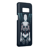 Coque Case-Mate Pour Samsung Galaxy Westworld | Squelette Android sur logo (Dos/Droite)