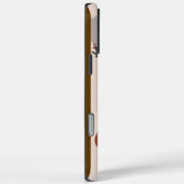 coque combo Brown, Apple iPhone 16 Pro, à peine (Verso / Droite)
