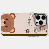 coque combo Brown, Apple iPhone 16 Pro, à peine (Verso (horizontal))