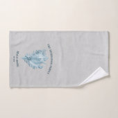 Coque conique bleu (Serviette à main)