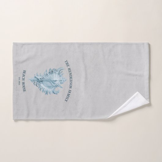 Coque conique bleu (Serviette à main)