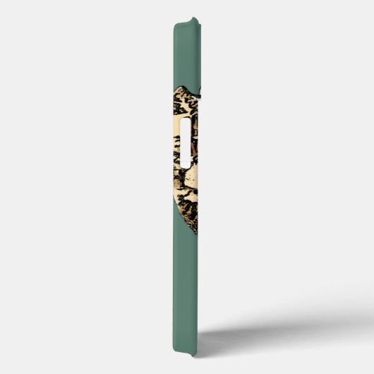 Coque conique turquoise (Verso / Droite)