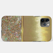Coque Cool Diamond Sparkle Gold Design (Dos (Horizontal))