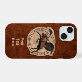 Coque-coque iphone de patchs de Moose Aviation (Verso Horizontal)