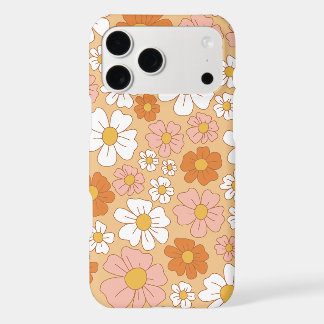 Coque-coque iphone Floral orange et blanc