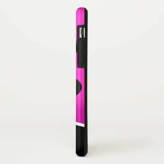 Coque Customisé Hot Pink Ladybug (Dos/Gauche)