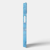 Coque d'air Ipad en marbre bleu (Verso / Droite)