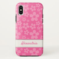 Coque d'alimentation à rose-coque iphone