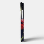 Coque d'appareil artistique Red Tulips & Moon (Verso / Gauche)