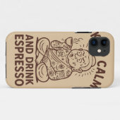 Coque d'appel caféiné (Dos (Horizontal))